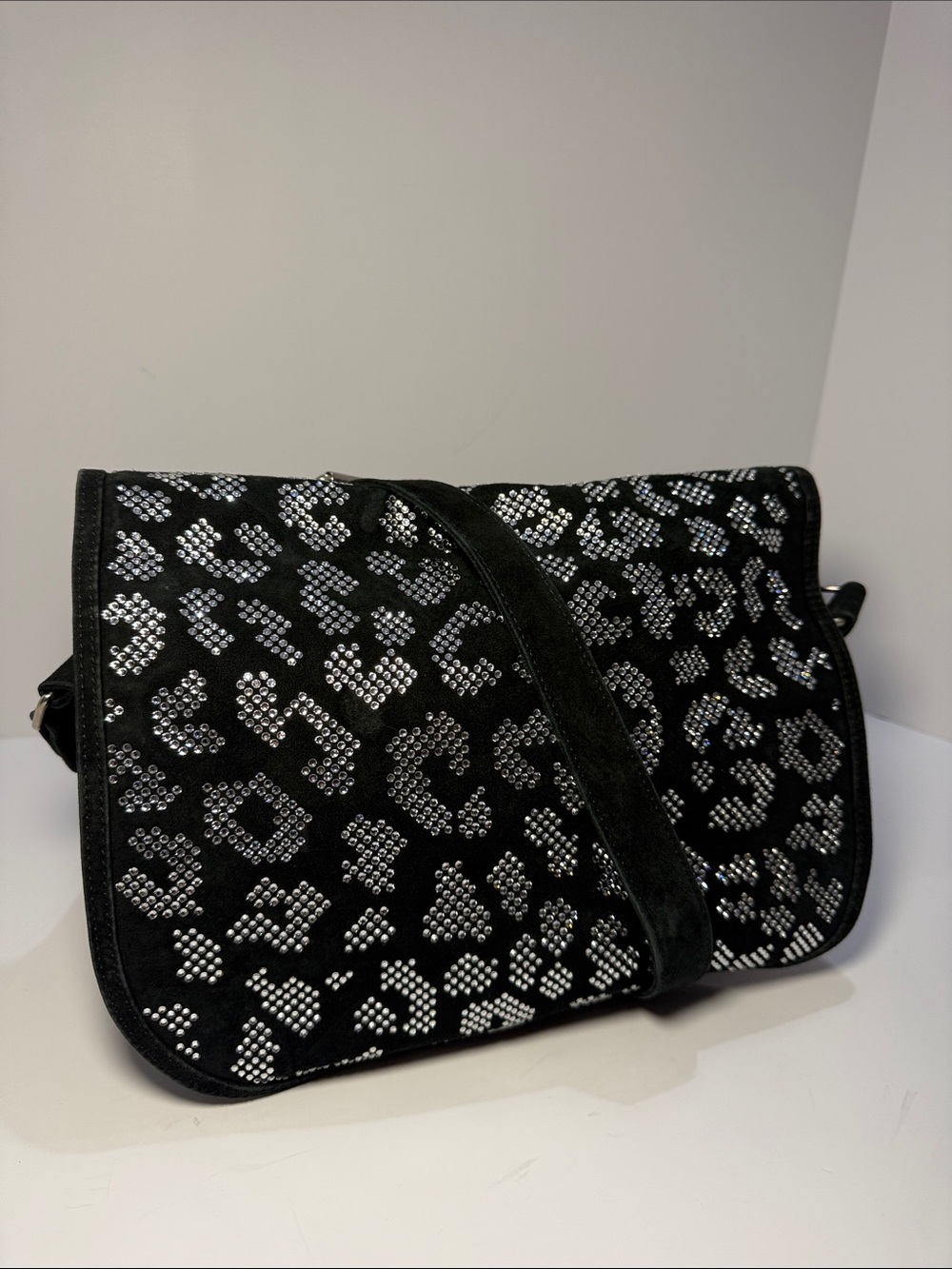 Balmain Leo Swarovski Crystal Messenger Bag - Picture 3 of 12